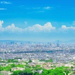 大阪の郊外の風景