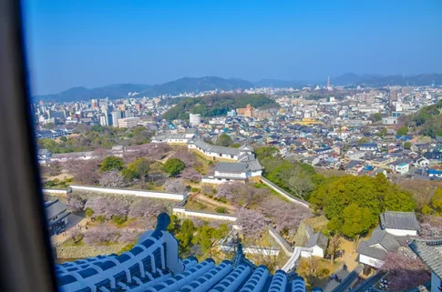 姫路城からの風景