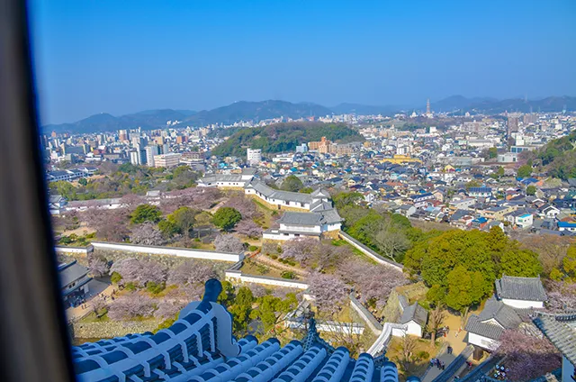 姫路城からの風景