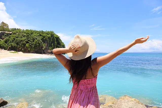 リゾートの女性